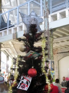 The Punk Rock Flea Market Christmas tree.