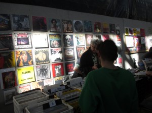 Punk rock (and other) records at the Punk Rock Flea Market.