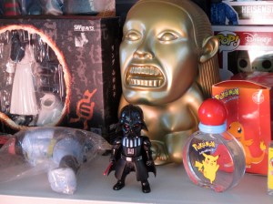 Reproduction idol from Raiders of the Lost Ark.