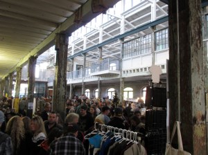 Inside the Roebling Wire Works for the Punk Rock Flea Market, Trenton, NJ